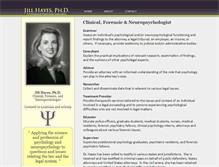 Tablet Screenshot of hayespsychology.com